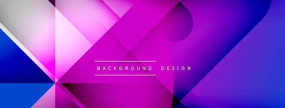 Abstract vector background. Shadow lines and lights with round elements and Stock Illustration