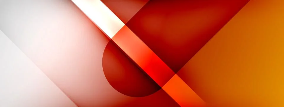 Abstract vector background. Shadow lines and lights with round elements and イラスト素材