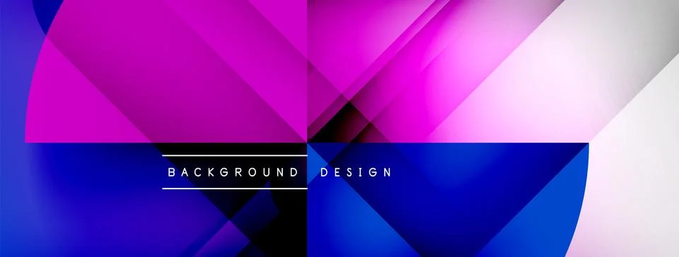 Abstract vector background. Shadow lines and lights with round elements and イラスト素材