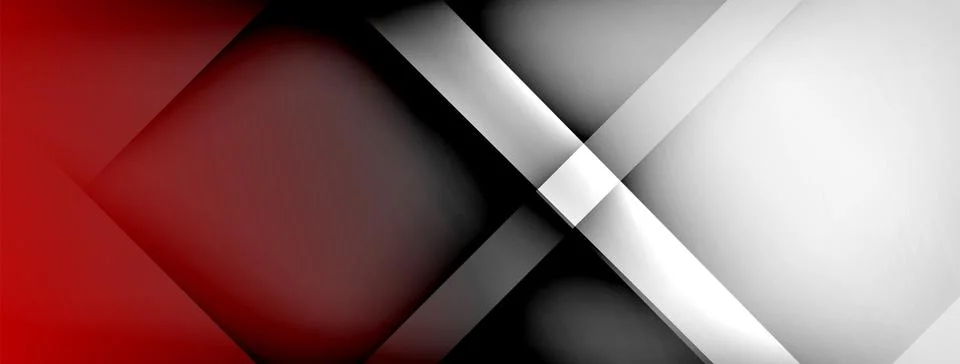 Abstract vector background. Shadow lines and lights with round elements and Illustrazione stock