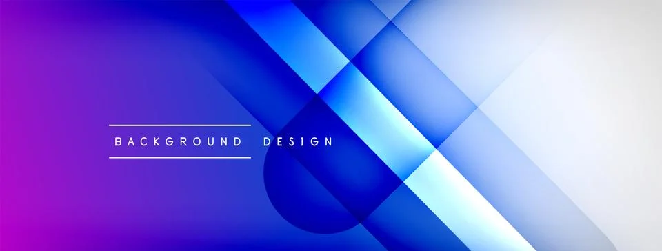Abstract vector background. Shadow lines and lights with round elements and 스톡 일러스트