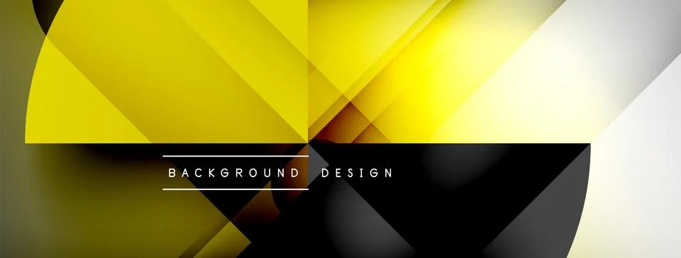 Abstract vector background. Shadow lines and lights with round elements and 스톡 일러스트