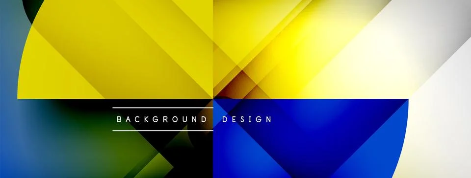 Abstract vector background. Shadow lines and lights with round elements and イラスト素材