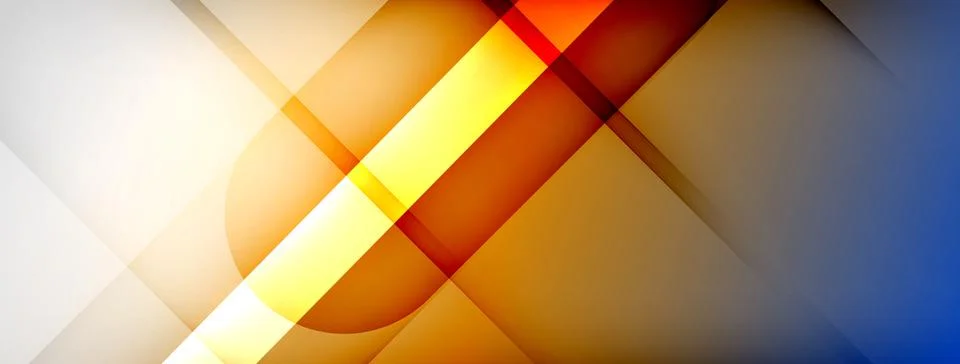 Abstract vector background. Shadow lines and lights with round elements and 스톡 일러스트