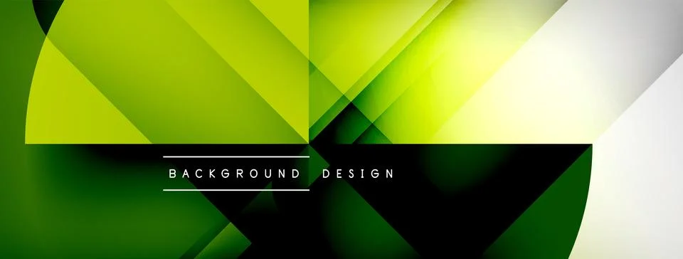 Abstract vector background. Shadow lines and lights with round elements and Stock Illustration