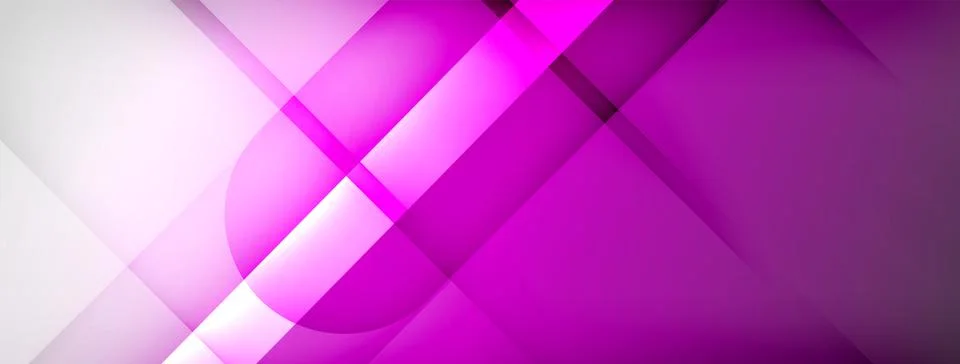 Abstract vector background. Shadow lines and lights with round elements and 스톡 일러스트
