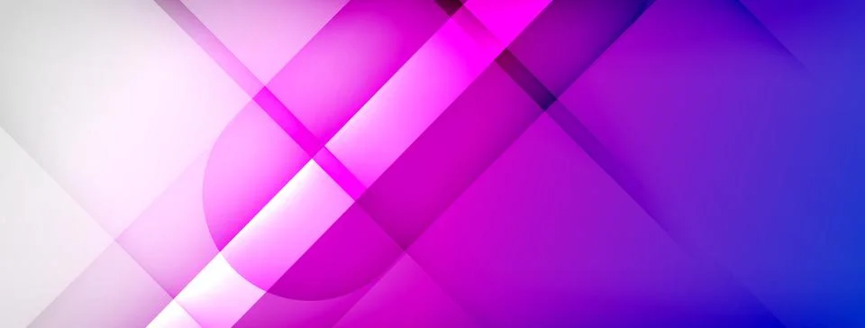 Abstract vector background. Shadow lines and lights with round elements and イラスト素材