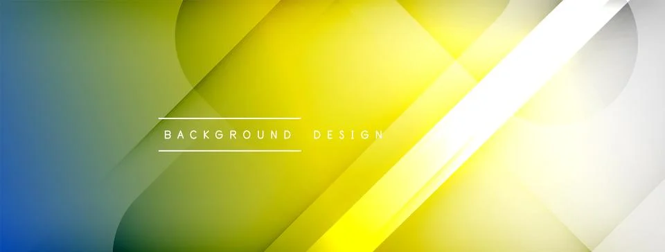 Abstract vector background. Shadow lines and lights with round elements and イラスト素材