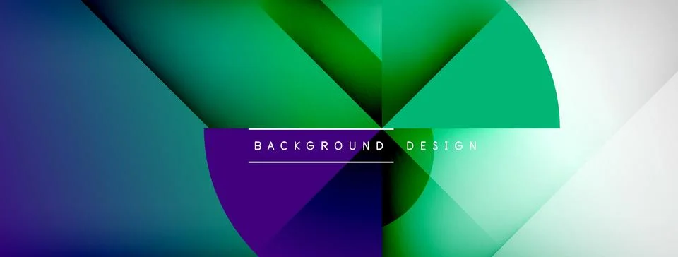Abstract vector background. Shadow lines and lights with round elements and Stock Illustration