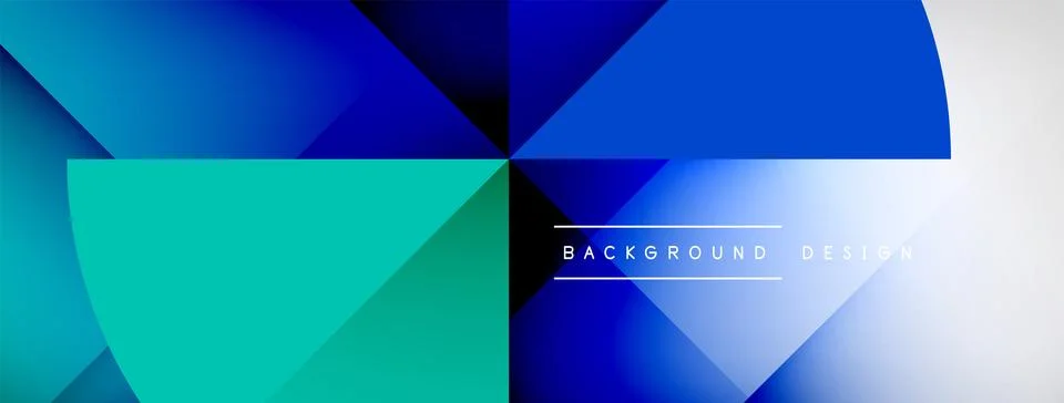 Abstract vector background. Shadow lines and lights with round elements and Stock Illustration