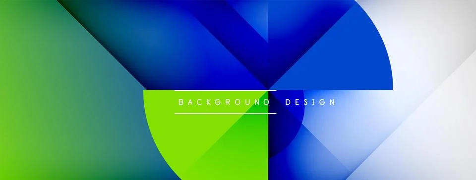 Abstract vector background. Shadow lines and lights with round elements and Stock Illustration