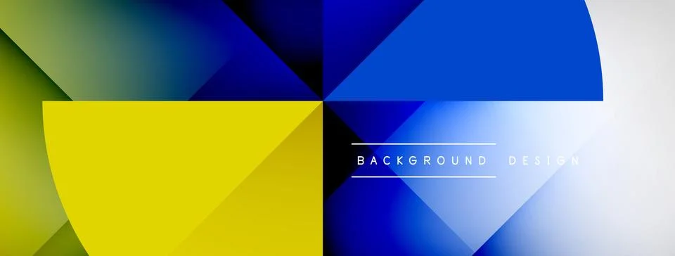 Abstract vector background. Shadow lines and lights with round elements and Stock Illustration