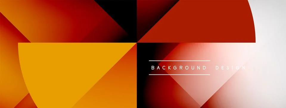 Abstract vector background. Shadow lines and lights with round elements and Stockillustratie