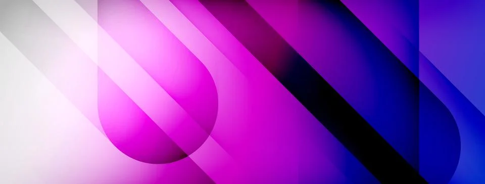 Abstract vector background. Shadow lines and lights with round elements and 스톡 일러스트