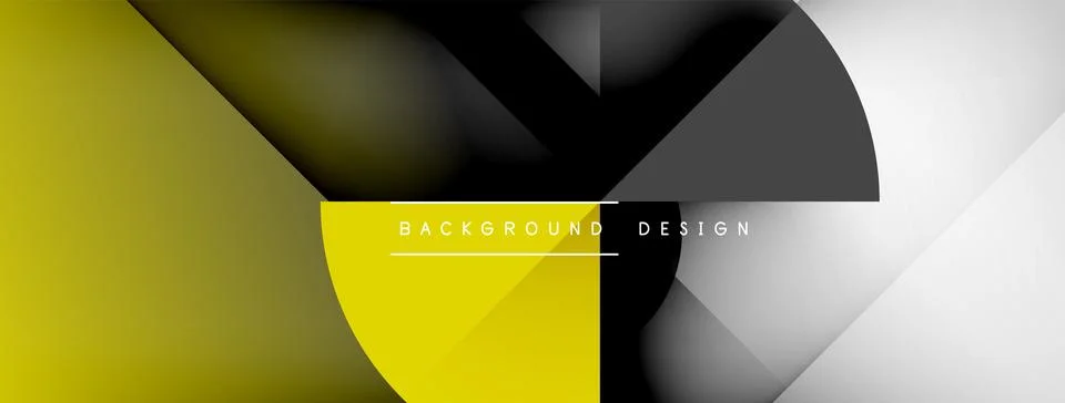 Abstract vector background. Shadow lines and lights with round elements and イラスト素材