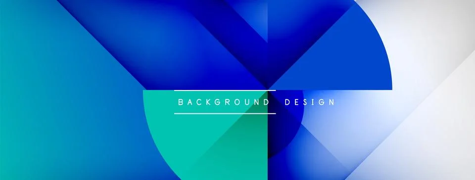 Abstract vector background. Shadow lines and lights with round elements and Stock Illustration