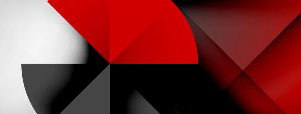 Abstract vector background. Shadow lines and lights with round elements and イラスト素材