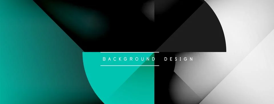 Abstract vector background. Shadow lines and lights with round elements and イラスト素材