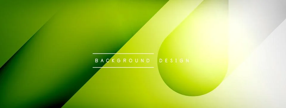 Abstract vector background. Shadow lines and lights with round elements and Stock Illustration