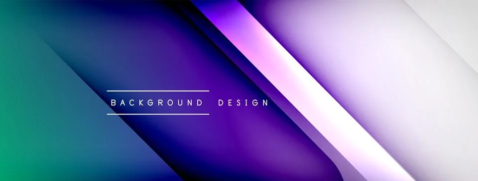 Abstract vector background. Shadow lines and lights with round elements and Illustrazione stock