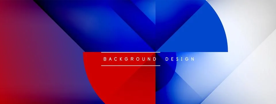 Abstract vector background. Shadow lines and lights with round elements and Stock Illustration