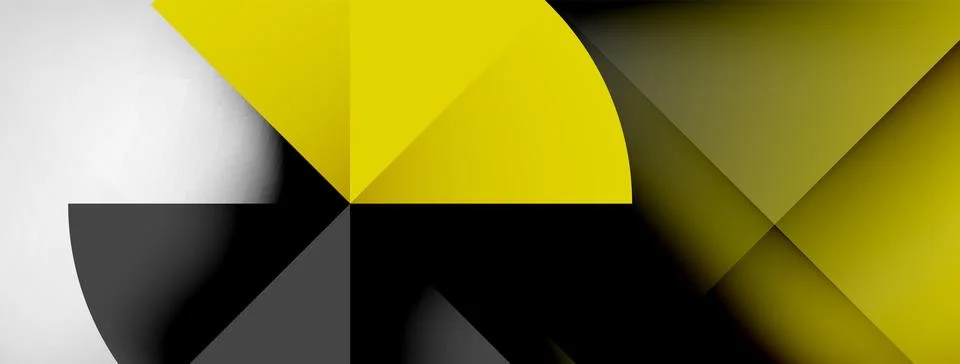 Abstract vector background. Shadow lines and lights with round elements and イラスト素材