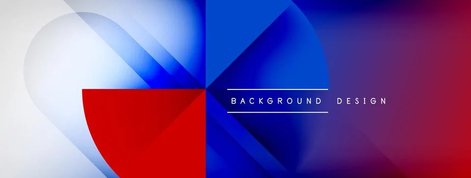 Abstract vector background. Shadow lines and lights with round elements and イラスト素材