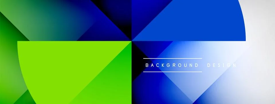 Abstract vector background. Shadow lines and lights with round elements and Stock Illustration