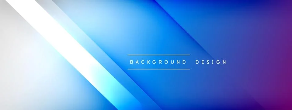 Abstract vector background. Shadow lines and lights with round elements and Stock Illustration