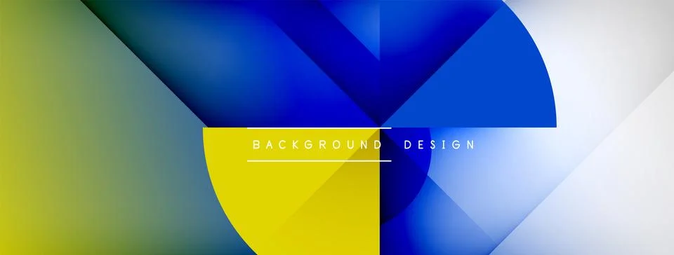 Abstract vector background. Shadow lines and lights with round elements and Stock Illustration