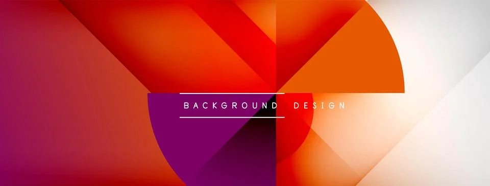 Abstract vector background. Shadow lines and lights with round elements and Stockillustratie