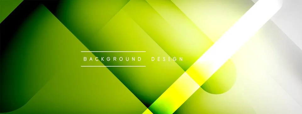 Abstract vector background. Shadow lines and lights with round elements and Stock Illustration