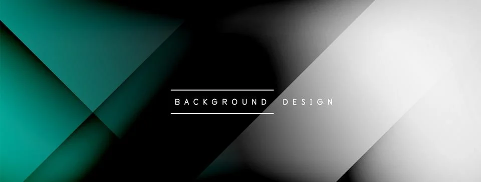 Abstract vector background. Shadow lines and lights with round elements and Stockillustratie