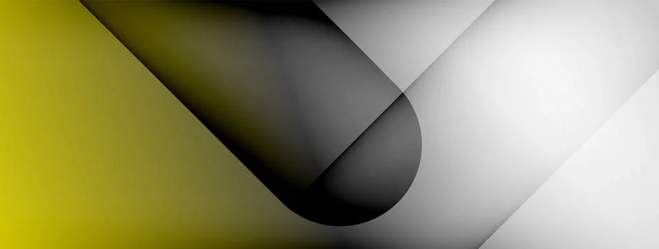 Abstract vector background. Shadow lines and lights with round elements and イラスト素材