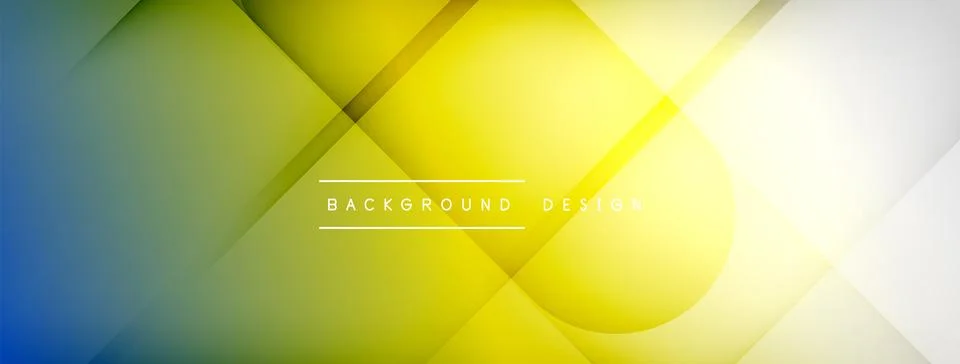 Abstract vector background. Shadow lines and lights with round elements and Stock Illustration
