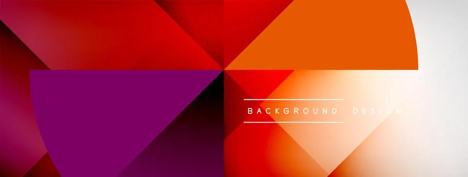 Abstract vector background. Shadow lines and lights with round elements and Illustrazione stock