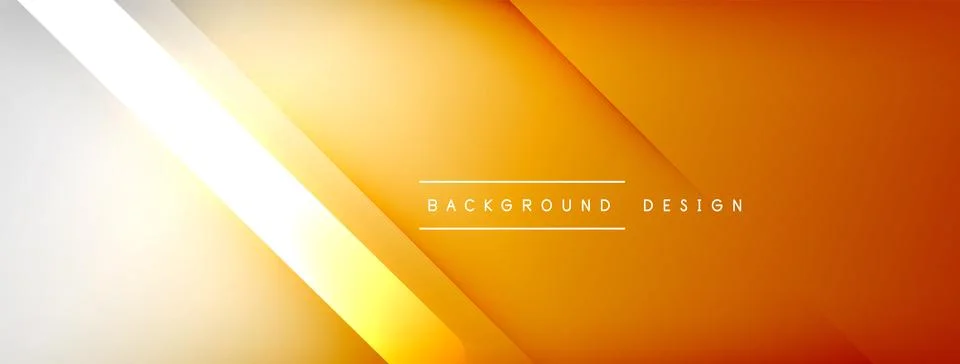 Abstract vector background. Shadow lines and lights with round elements and Stock Illustration