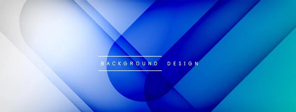 Abstract vector background. Shadow lines and lights with round elements and Stock Illustration