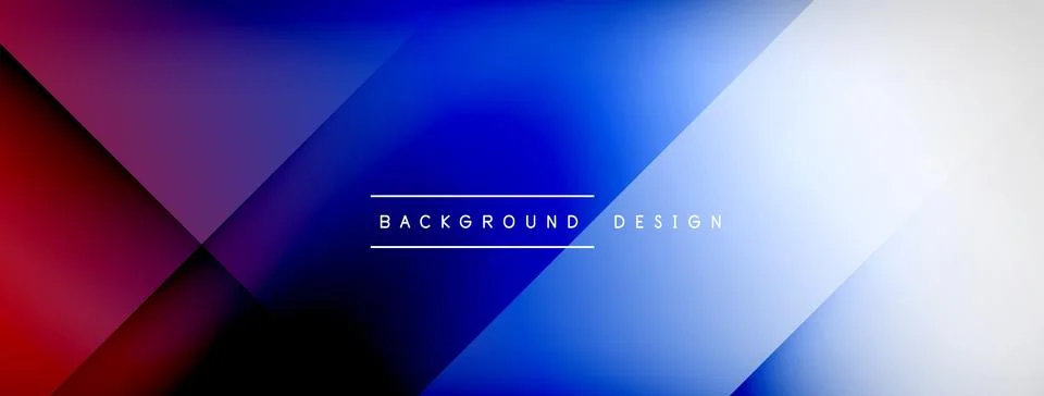 Abstract vector background. Shadow lines and lights with round elements and Stock Illustration