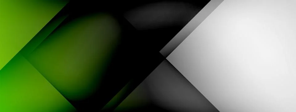 Abstract vector background. Shadow lines and lights with round elements and Stock Illustration