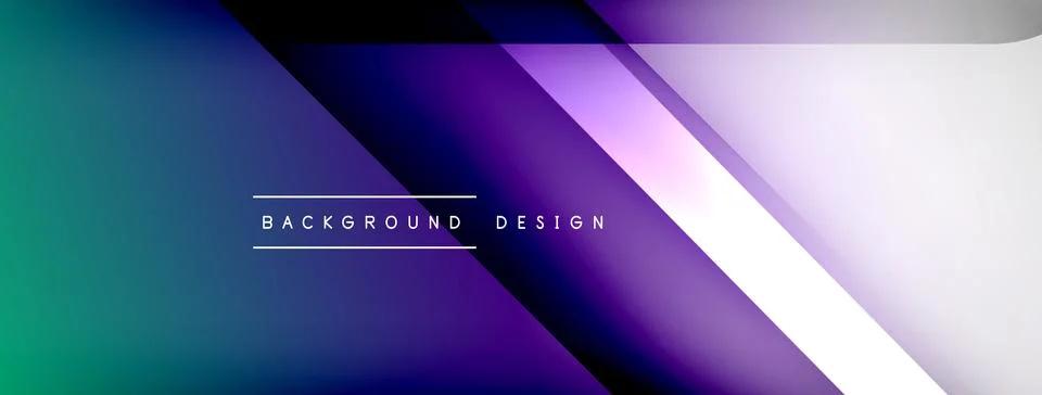 Abstract vector background. Shadow lines and lights with round elements and Stock Illustration