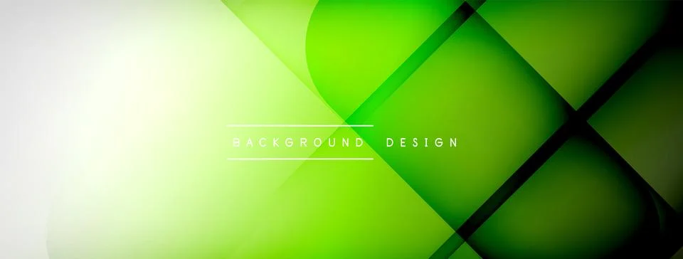 Abstract vector background. Shadow lines and lights with round elements and Stock Illustration