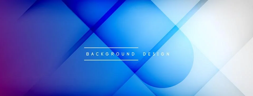 Abstract vector background. Shadow lines and lights with round elements and Illustrazione stock