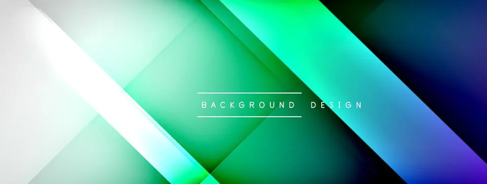 Abstract vector background. Shadow lines and lights with round elements and イラスト素材