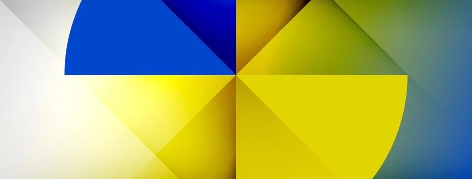 Abstract vector background. Shadow lines and lights with round elements and Stock Illustration