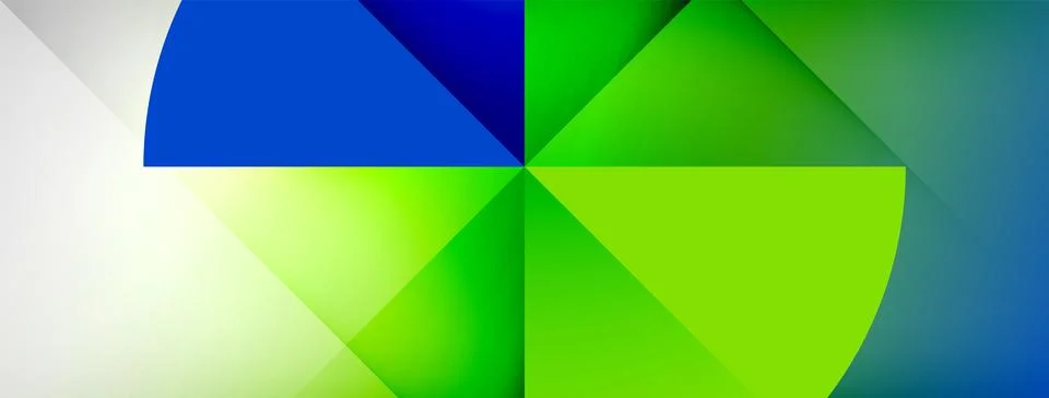 Abstract vector background. Shadow lines and lights with round elements and イラスト素材