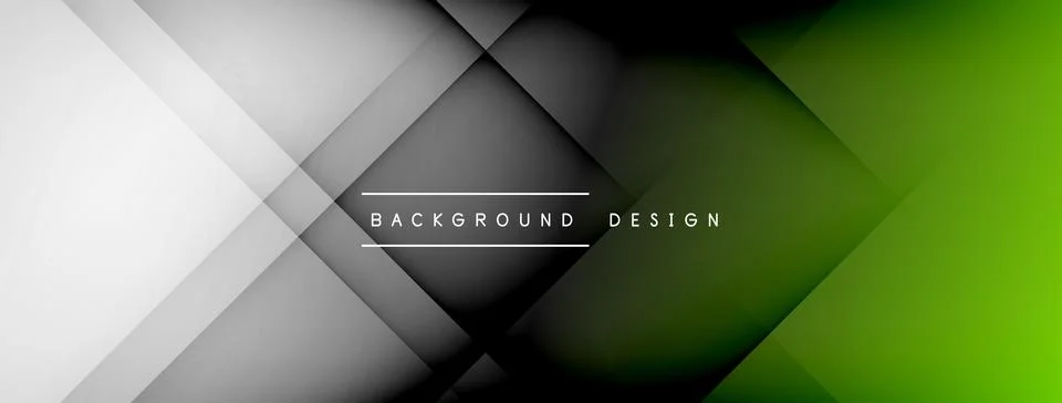 Abstract vector background. Shadow lines and lights with round elements and Stockillustratie