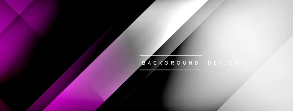 Abstract vector background. Shadow lines and lights with round elements and イラスト素材