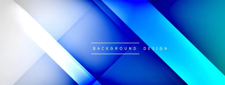 Abstract vector background. Shadow lines and lights with round elements and Stockillustratie
