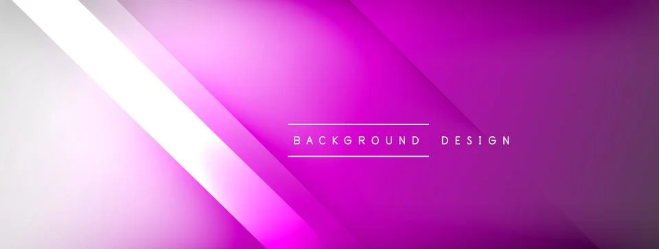 Abstract vector background. Shadow lines and lights with round elements and Stock Illustration